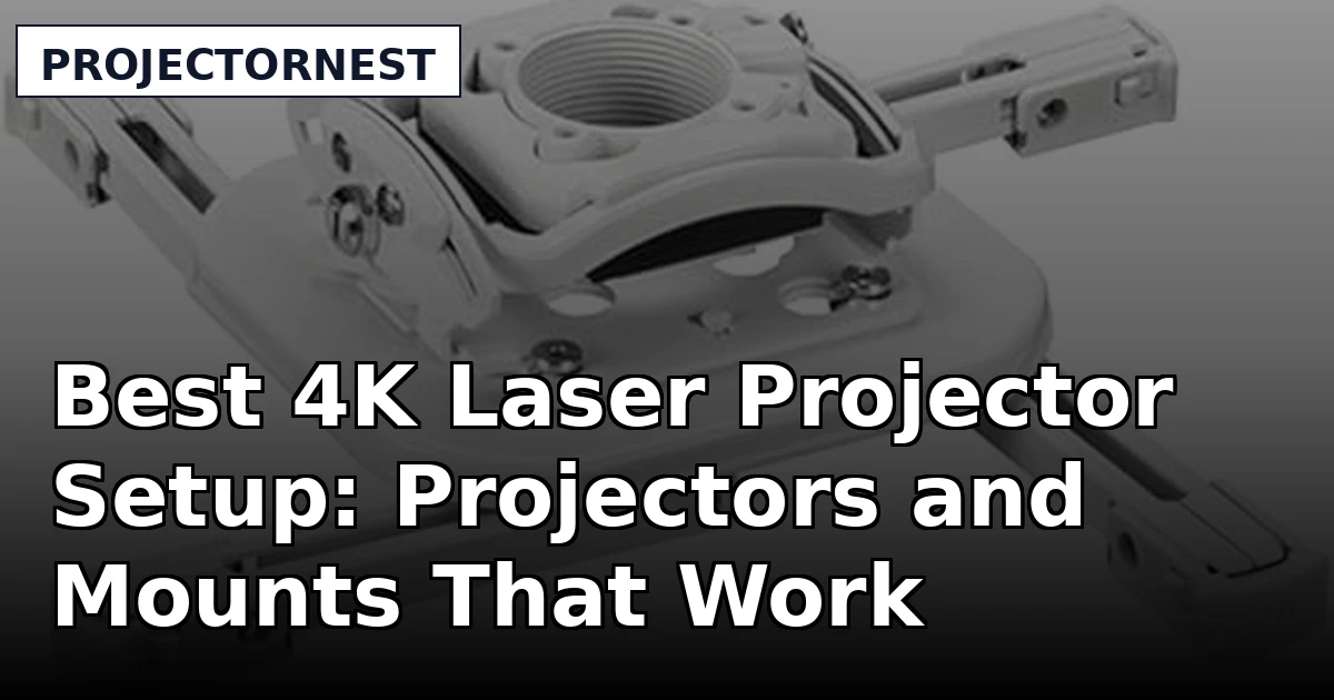Best 4K Laser Projector Setup: Projectors and Mounts That Work