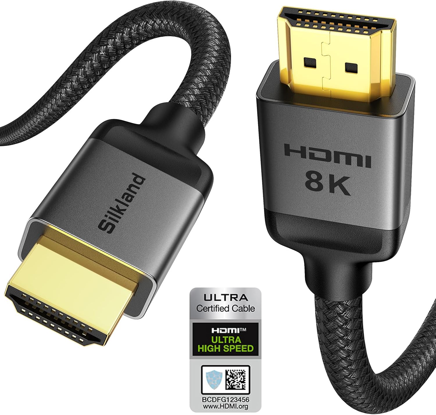 Silkland HDMI 2.1 eARC/ARC Cable 3.3FT