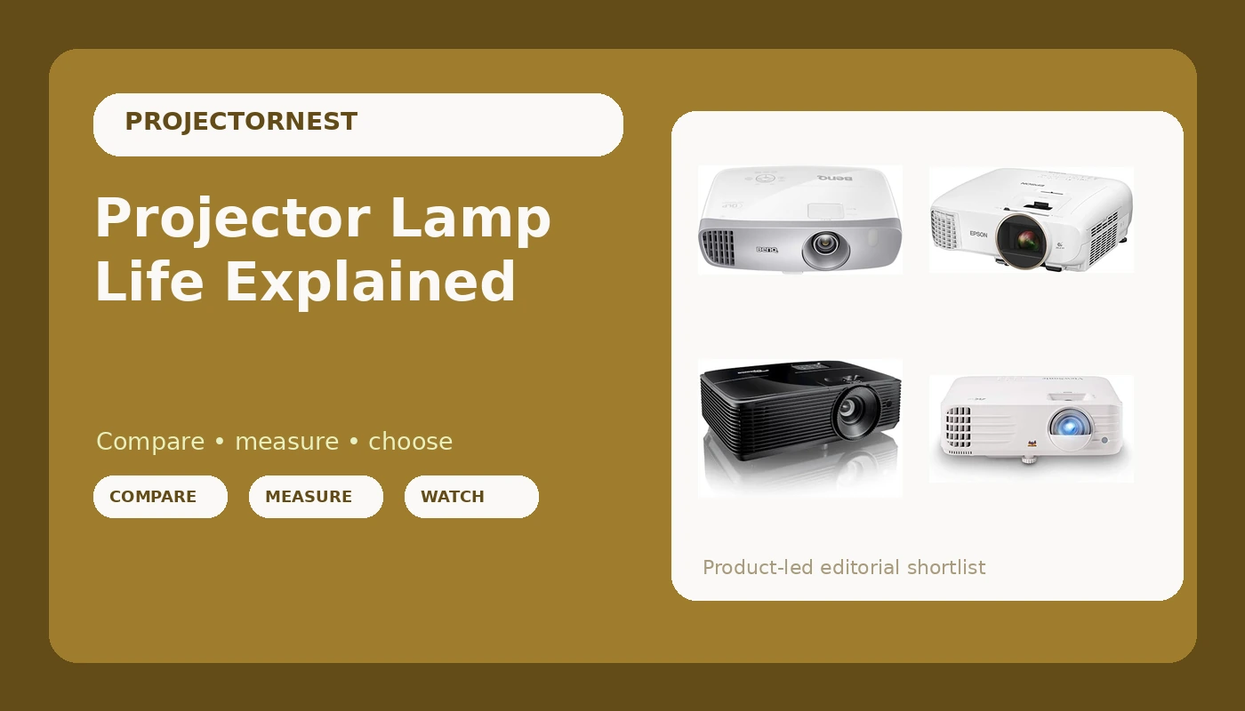 Projector Lamp Life Explained - ProjectorNest review with measurements and honest opinion
