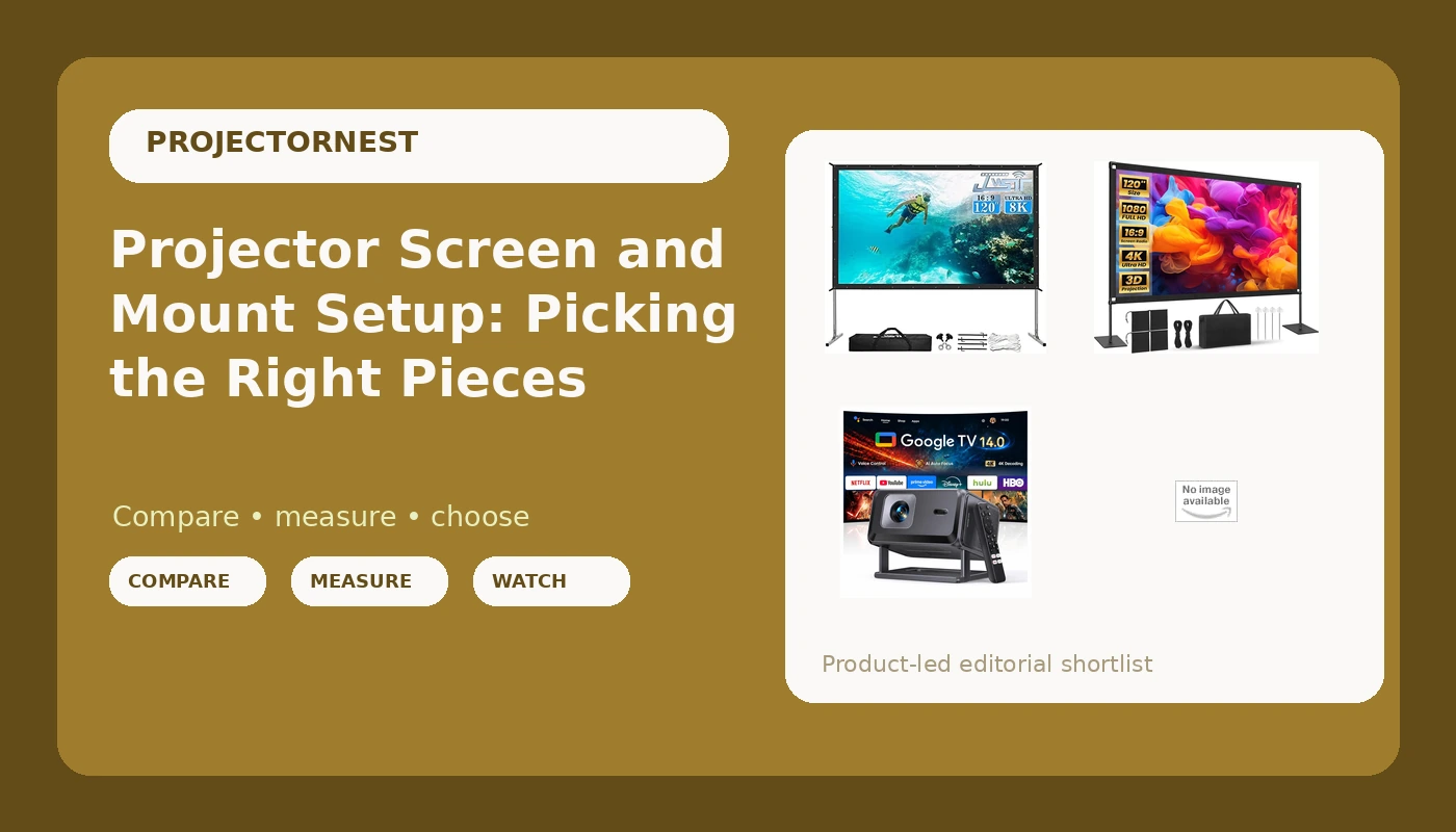 Projector Screen and Mount Setup: Picking the Right Pieces